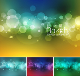 bokeh and blur abstract background vector image