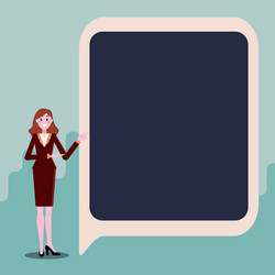 displaying important informations presentation vector image