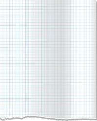 Torn Graph Paper Sheet vector image