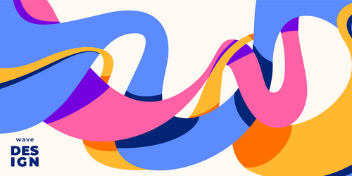 Abstract Wave Pattern Background vector image