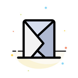 email envelope mail message sent abstract flat vector image