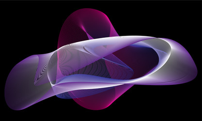 abstract templates with curved lines vector image