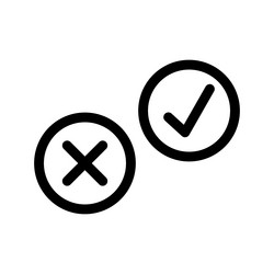 checkbox icon vector image