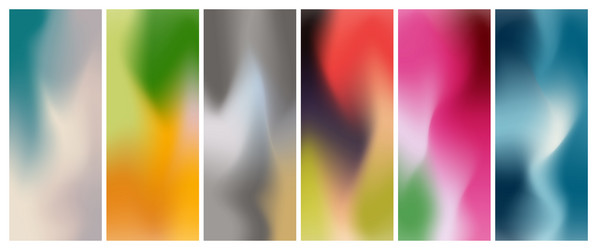 wavy gradient mesh background vector image