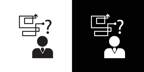 Complexity Icon - Thin Line vector image