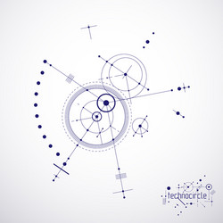 technical plan abstract engineering draft for use vector image