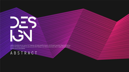 abstract gradient geometric design colorful vector image
