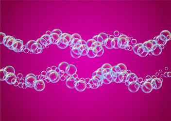 cleaning foam on gradient background vector image
