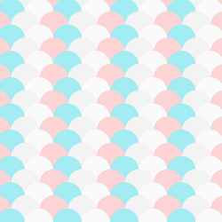 pastel color repeated circle pattern vector image