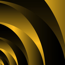 abstract curve stripe pattern background in gold vector image