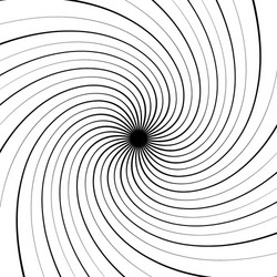 abstract spiral vortex background with thin vector image