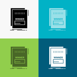 fraud link maleficient malicious script icon over vector image