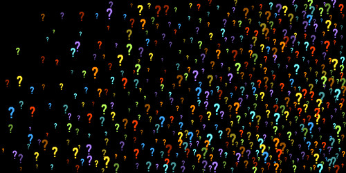 question marks quiz doubt poll query public vector image