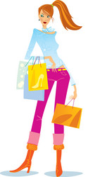 Shopping vector