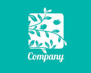 Little birds logo template vector