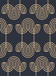 seamless pattern simple geometrical design vector image