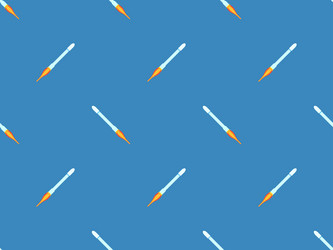 spaceships seamless pattern orbital launch vector image