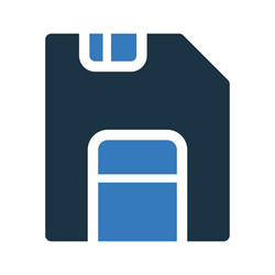 memory save icon simple editable vector image