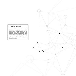polygonal abstract space background vector image