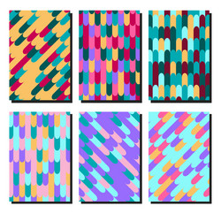 Abstract Gradient Set vector image