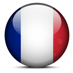 map with dot pattern on flag button of new vector image