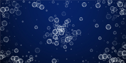 random soap bubbles abstract background blowing b vector image