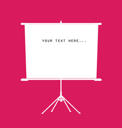 Digital Projection Screen vector image