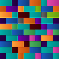 seamless pattern of tiles vector image