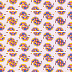abstract retro rainbow geometric background vector image