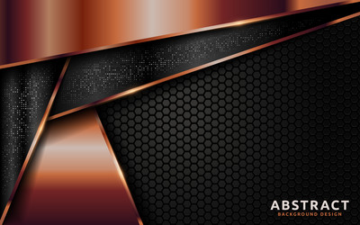 dark abstract background with overlap layer vector image