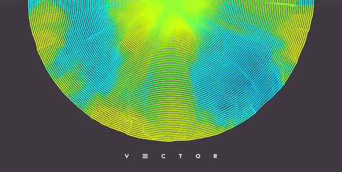 abstract background with dynamic particles vector image