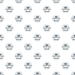 digital scan pattern seamless vector image