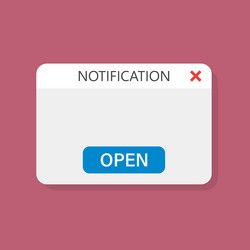 new message icon in flat style incoming inbox vector image