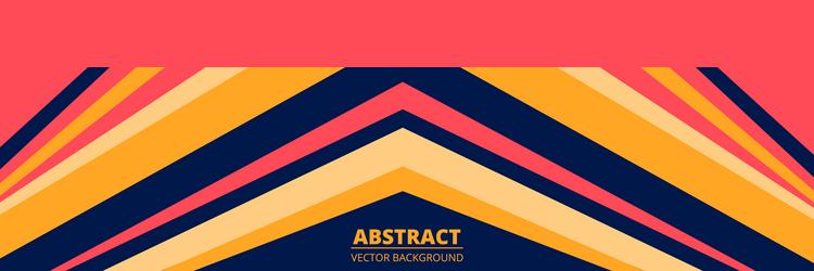 Triangular Retro Pattern vector image