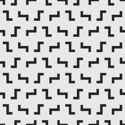 seamless simple geometric pattern endless vector image