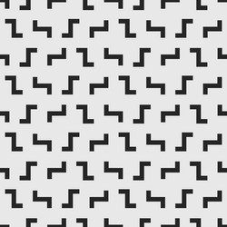 Seamless simple geometric pattern endless vector