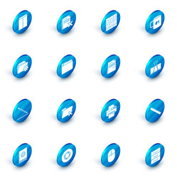set delete file document office folders vector image