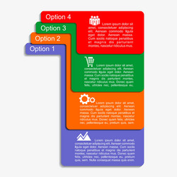 infographics with elements and icons vector image