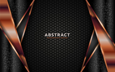 Dark abstract background with overlap layer vector