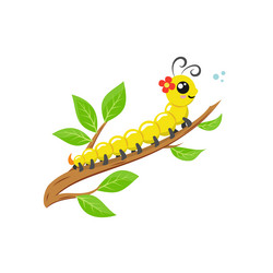 Cartoon Caterpillar Munching Leaf Royalty Free SVG, Cliparts, Vectors, and  Stock Illustration. Image 94841270.