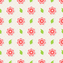 floral seamless pattern vector