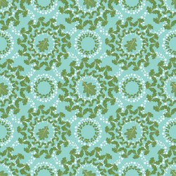 Seamless background with leaves Royalty Free Vector Image