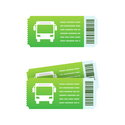 Ticket bus great design for any purposes vector