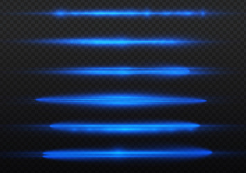 Blue glow light effect magic flash energy Vector Image