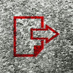 send export file icon symbol flat modern web vector image