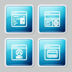 set line software debugging create account screen vector image
