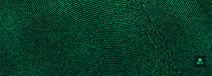 3D Science Particle Grid Background vector image