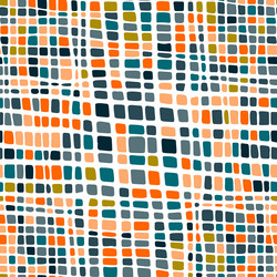 seamless pattern with a simple abstract drawing vector image