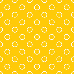 seamless pattern with white polka dots on a sunny vector image