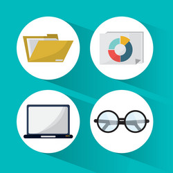 Seo icons design vector